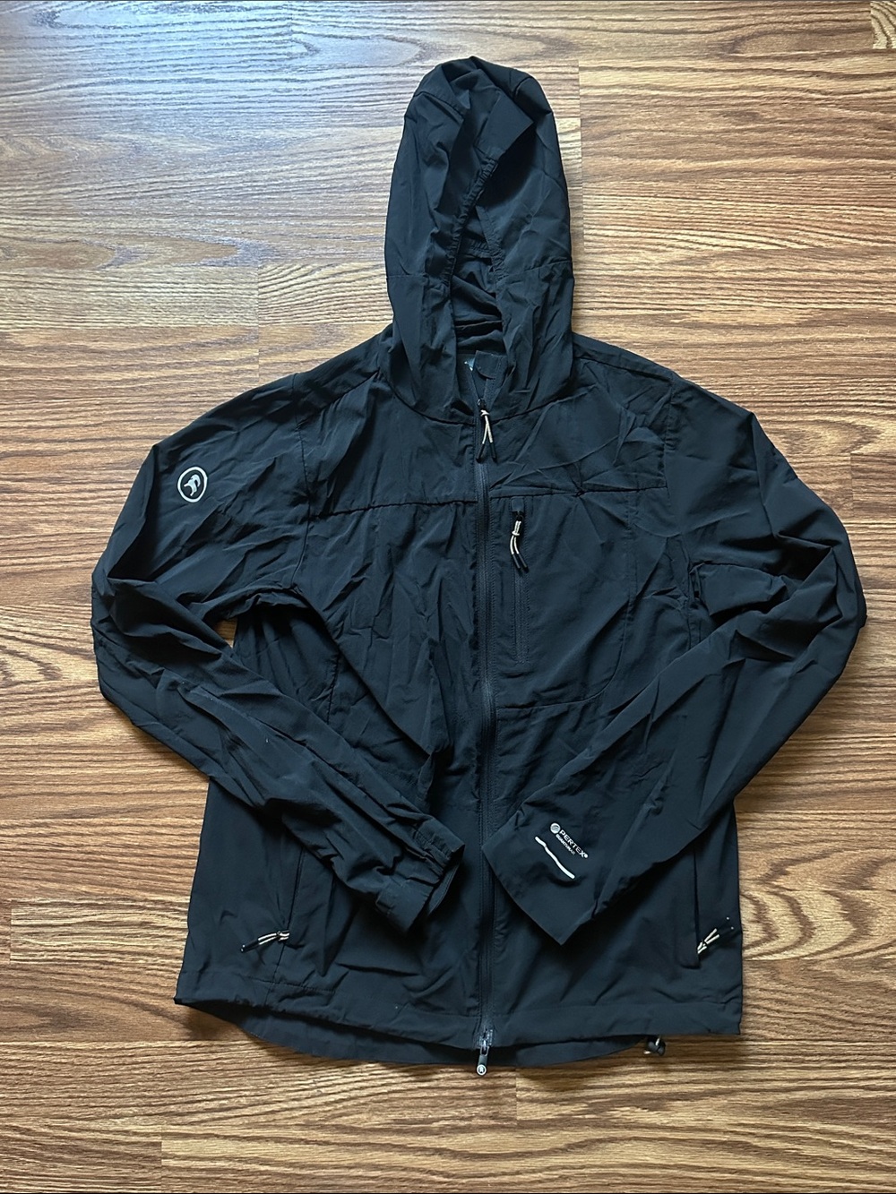Backcountry women’s Black Hooded Windbreaker Jacket